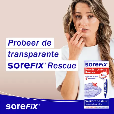SoreFix Rescue Op Zink Gebaseerde Koortslipcr�me 6 ML