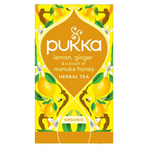 Pukka lemon, ginger&manuka honing
