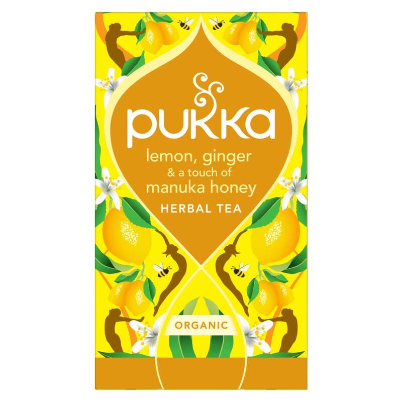 Pukka Theezakjes Lemon, Ginger & Manuka Honing 20 stuks