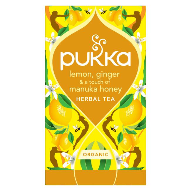 Pukka lemon, ginger&manuka honing