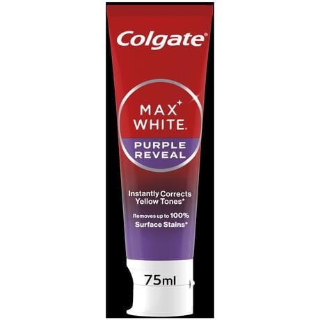 Colgate Max White Purple Reveal Tandpasta - 75 ML