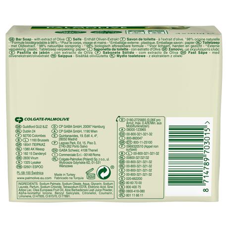 Palmolive Naturals Olijf Tabletzeep 4 x 90 GR