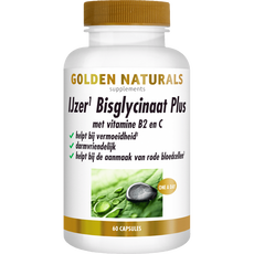 Golden Naturals Ijzer Bisglycinaat Plus Capsules 60 stuks