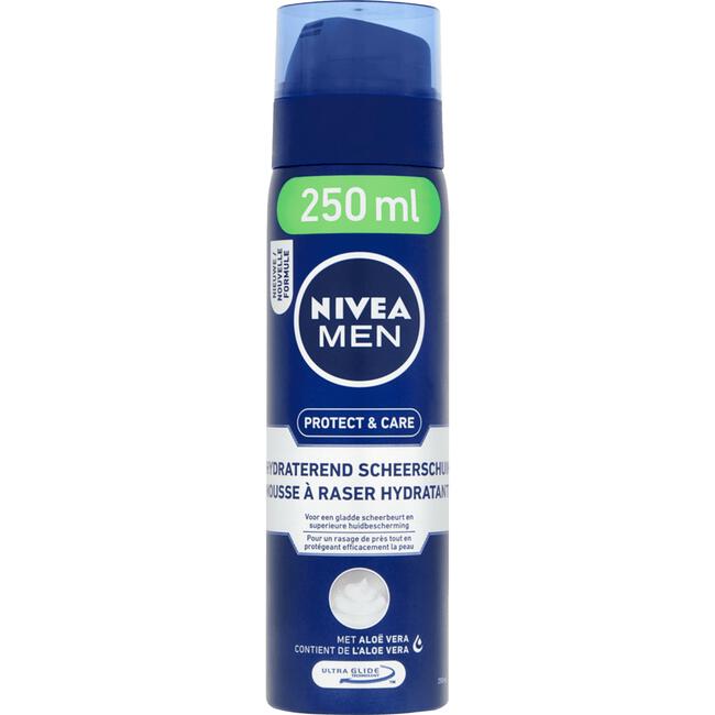 NIVEA MEN Protect & Care Verzorgend Scheerschuim 250ml