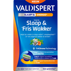 Valdispert Slaap & Fris Wakker Tabletten 24 stuks