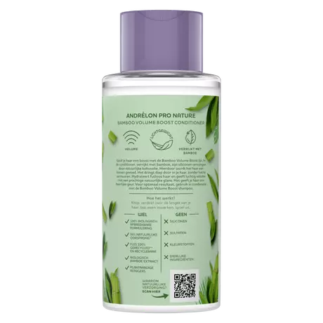 Andrélon Pro Nature Bamboo Volume Boost Conditioner 400 ML