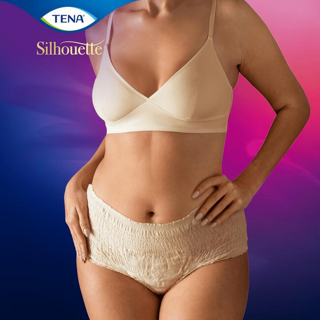 TENA Silhouette Pants Plus Crème High waist L 8 stuks