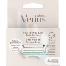Gillette Venus Voor Huid en Schaamhaar Navulmesjes 4 Stuks
