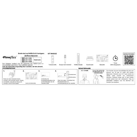 Flowflex SARS-CoV-2 Antigen Corona Zelftest Multipack (5 stuks)
