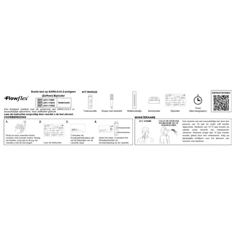 Flowflex SARS-CoV-2 Antigen Corona Zelftest Multipack (5 stuks)