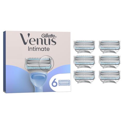 Gillette Venus Intimate Navulmesjes Aloe Vera 6 stuks