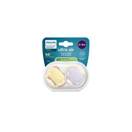 Philips Avent Fopspeen Ultra Air 0-6M SCF087/03 2 stuks