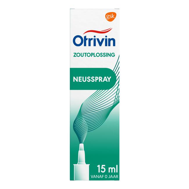 Otrivin Zoutoplossing Neusspray bij een Verstopte Neus 15 ML