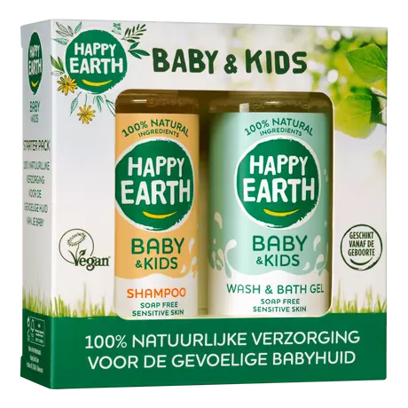 Happy Earth 100% Natuurlijke Baby & Kids Starter Pack 2x 100 ML