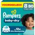 Pampers Baby Dry Voordeelbox Luiers Maat 8 17+ KG 80 stuks