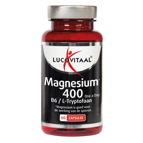 Lucovitaal Magnesium 400 Vitamine B6 & L-Tryptofaan 60 Capsules