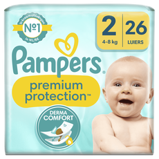 Pampers Premium Protection Luiers Maat 2 4-8 KG 26 Stuks