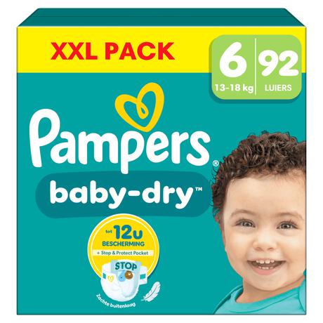 Pampers Baby Dry XXL Pack Luiers Maat 6 13-18 KG 92 Stuks