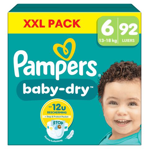Pampers Baby Dry XXL Pack Luiers Maat 6 13-18 KG 92 Stuks