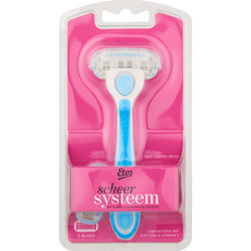 Etos Vrouw Scheersysteem Blauw 5-Blads