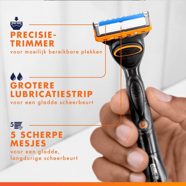 Gillette Fusion5 Power Navulmesjes 4 Stuks