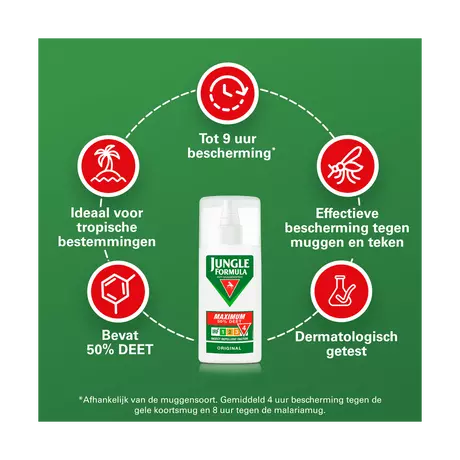 Jungle Formula Anti Muggenspray Maximum 50% DEET 75 ML