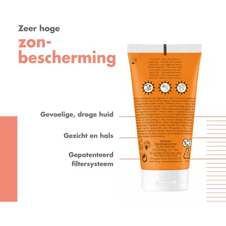 Avène Zonnebrand Crème SPF 50+ 50 ML