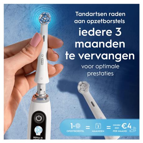 Oral-B iO Ultimate Clean Opzetborstels Wit 4 Stuks