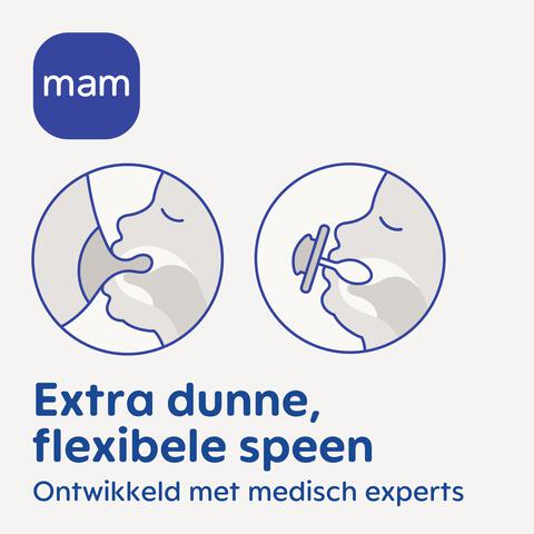 MAM Supreme Fopspenen 16M+ Uni 2 stuks