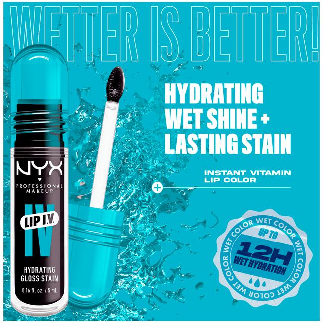 NYX Professional Makeup Lip IV Hydraterende Lipgloss Grape Gushin