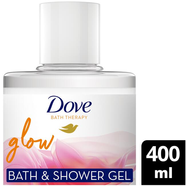 Dove Bath Therapy Glow Badschuim & Douchegel 400 ML