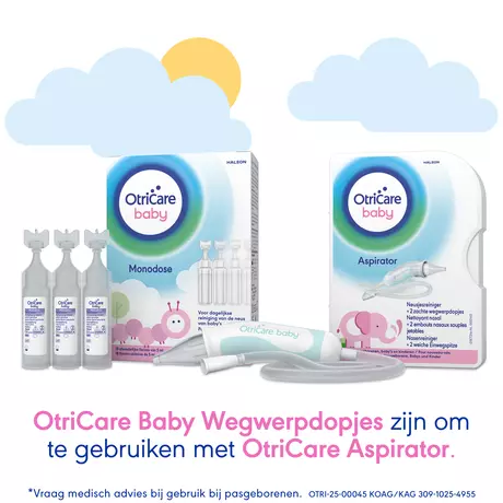 OtriCare Baby Wegwerpdopjes bij Aspirator neusjesreiniger 10 stuks