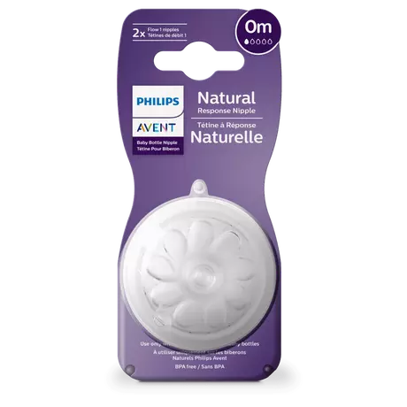 Philips Avent Natural Response Flesspeen 0M+ SCY961/02 2 stuks