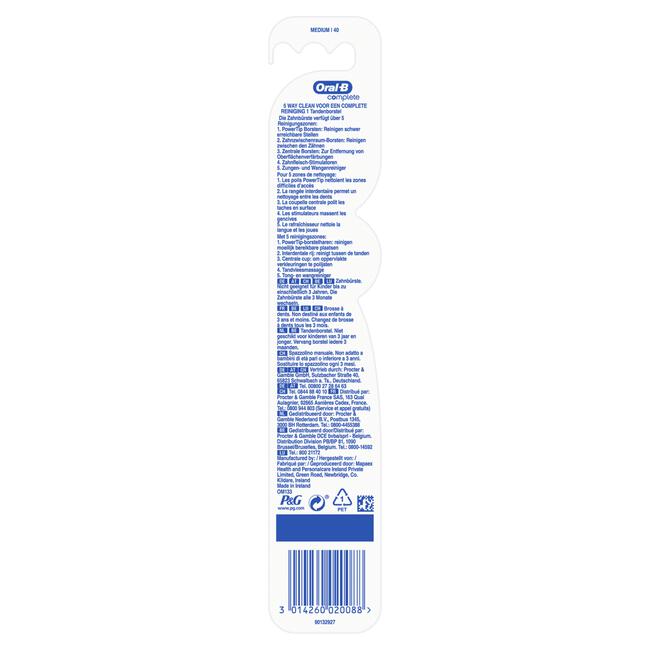 Oral-B Complete 5 Way Clean Tandenborstel Medium