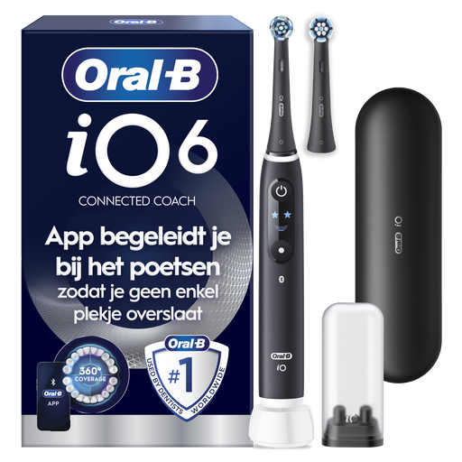 Oral-B iO 6N Zwart Elektrische Tandenborstel