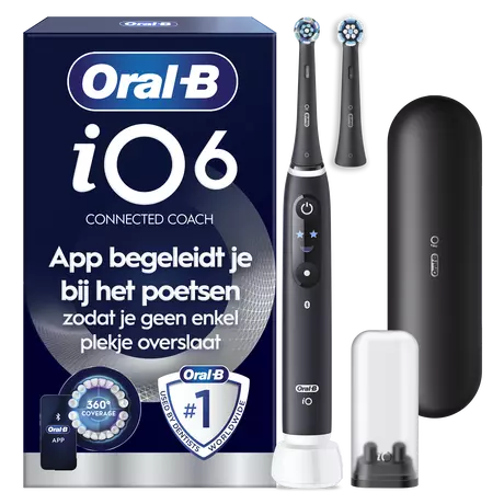 Oral-B iO 6N Zwart Elektrische Tandenborstel