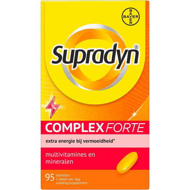 Supradyn Complex Forte Multivitamine Voor Extra Energie 95 Tabletten