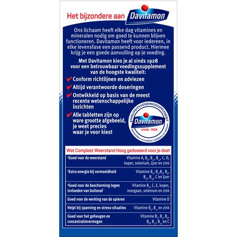 Davitamon Compleet Weerstand Forte Met Vitamine  C & D dragees