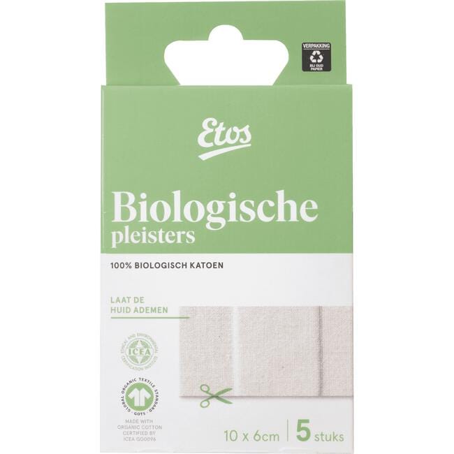 Etos Biologische Pleisterstrips 10 x 6 CM 5 Strips