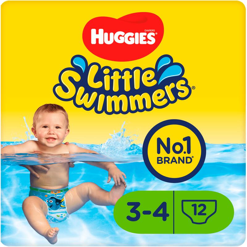 Huggies Little Swimmers Zwemluiers Maat 3-4 Small 7-15 kg 12 stuks