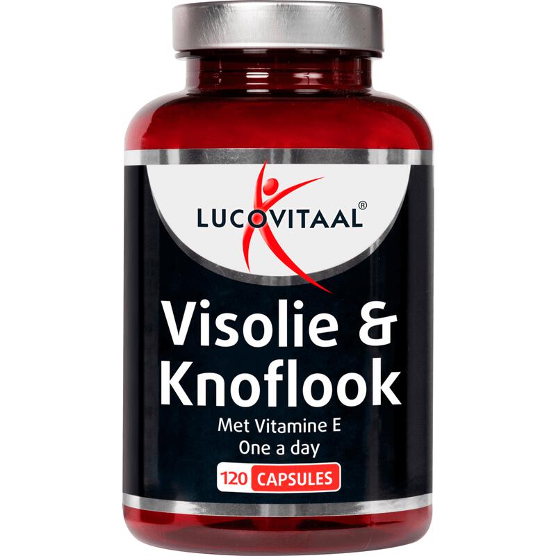 Lucovitaal Visolie & Knoflook Capsules 120 stuks