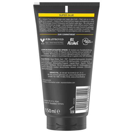 Taft Styling Gel Super Glue Gel 150 ML