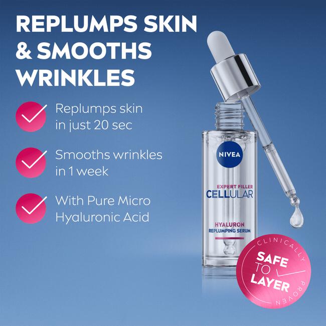 NIVEA Cellular Expert Filler Hyaluron Opvullend Serum 30ml