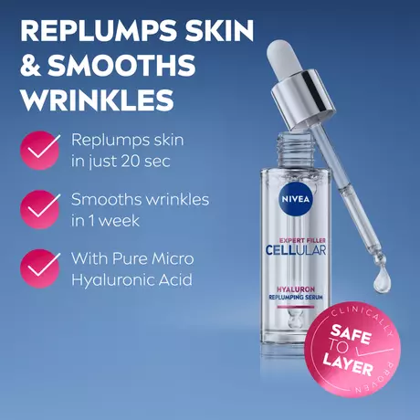 NIVEA Cellular Expert Filler Hyaluron Opvullend Serum 30 ML