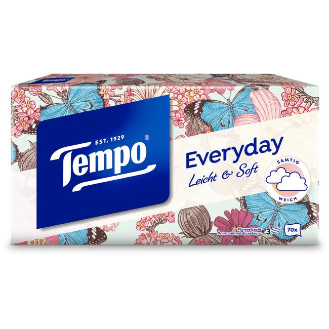Tempo Light Box Tissues 70 stuks