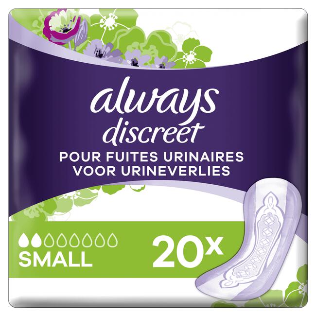 Always Discreet Small Verband Voor Urineverlies 20 stuks
