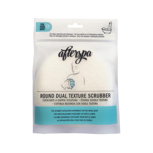 AfterSpa Bath & Shower Round Dual Texture Scrubber