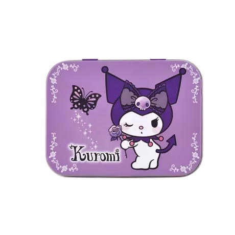 Fancy Label Kuromi Glitter Pleisters In Metalen Blik
