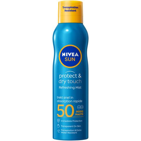 NIVEA SUN Protect & Dry Touch Zonnebrand Vernevelende Spray SPF 50 200 ML