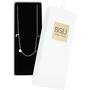 BiSjU Jewellery Ketting met Rond Slot aan Voorkant Silver Plated - Stainless Steel